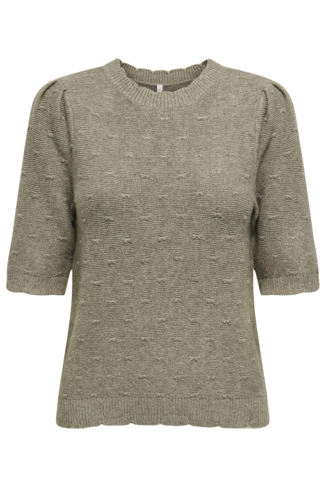 Only onlkatia ss structure o-neck cc knt